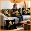 Bendy and the Ink Machine Cushion Cover 4Pcs Decorative Covers Soft Cushion Case for Sofa Couch Decor 40x40 45x45 Pillowcases