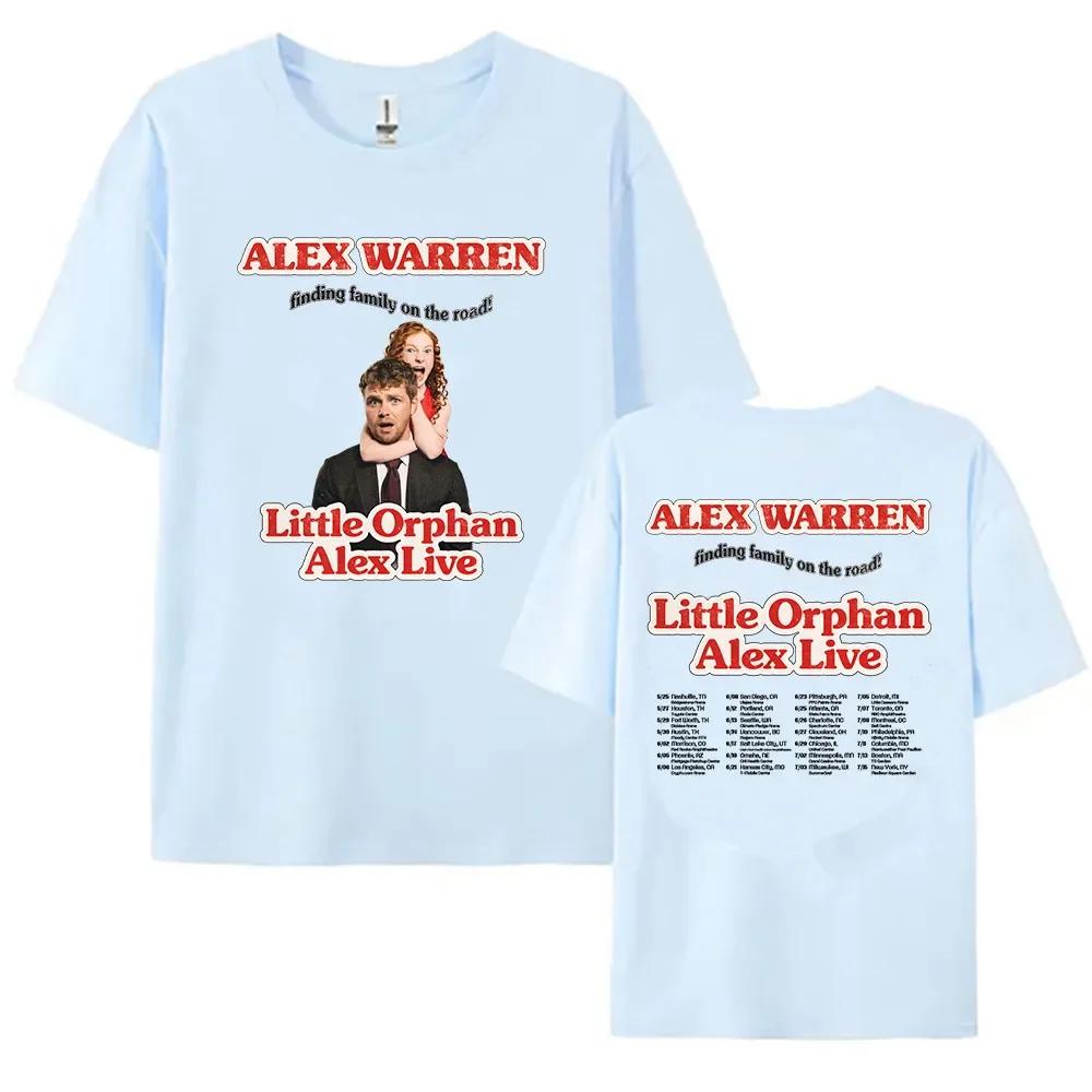 Little Orphan Alex Live Tshirt Alex Warren Finding Family On The Road Tshirt Short Sleeve Cotton Loose Female T Shirt Print Tee