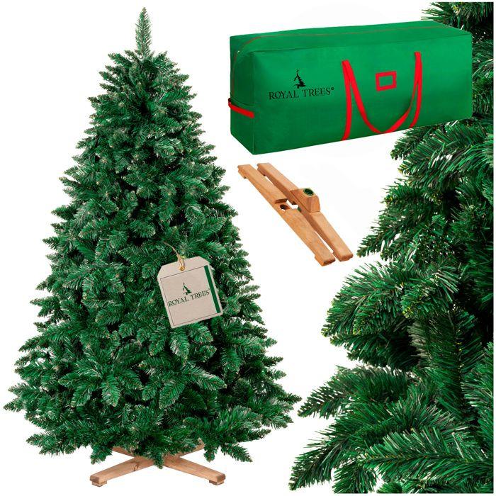 Sapin de Noël - SPRINGOS - Pin sylvestre artificiel - 180 cm - Écologique - Réutilisable