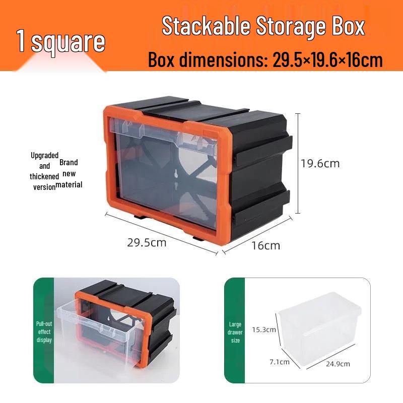 Plastic Drawer Parts Storage Box for LEGO and Tool Organization