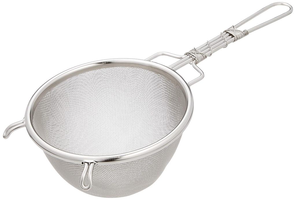 Endo Shoji Commercial Strainer, Large, Double Mesh, Made in Japan, AST54001