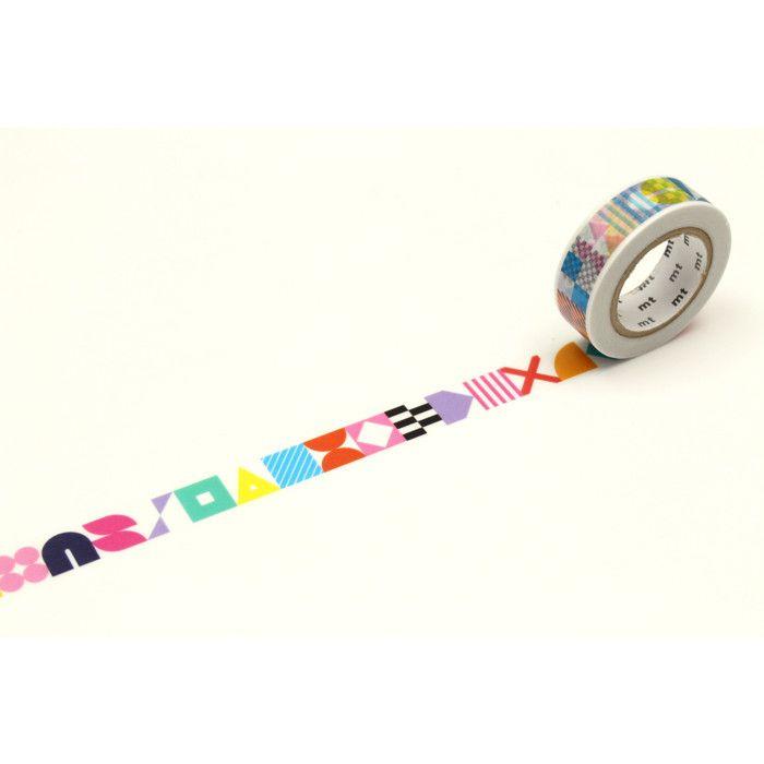 Masking Tape - Masking Tape MT Kapitza formes multicolores - symbols