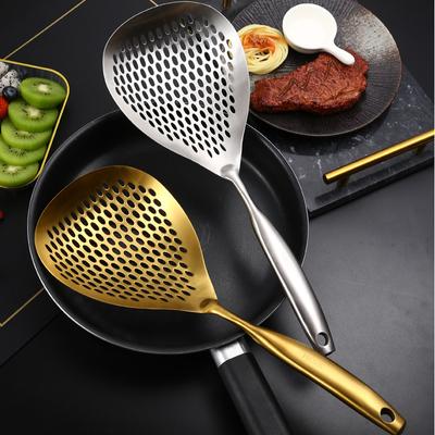 Edelstahl Großes Sieb Home Küchengeschirr Hot Pot Filter Suppenlöffel Lebensmittel Skimmer Sieb Nudelschaufel Küchenzubehör