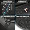 3D Honeycomb Gel Motorcycle Seat Cushion - Breathable Air Mesh, Anti-Slip & Shock-Absorbing Pad for Harley, Honda & Yamaha Bikes