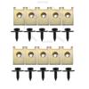 60pc U-Shape Metal Nut/Screw Washers for BMW E46 E92 E90 F10 Car Fender Bumper Cross Head Screws Engine Guard Clip Chassis Sheet