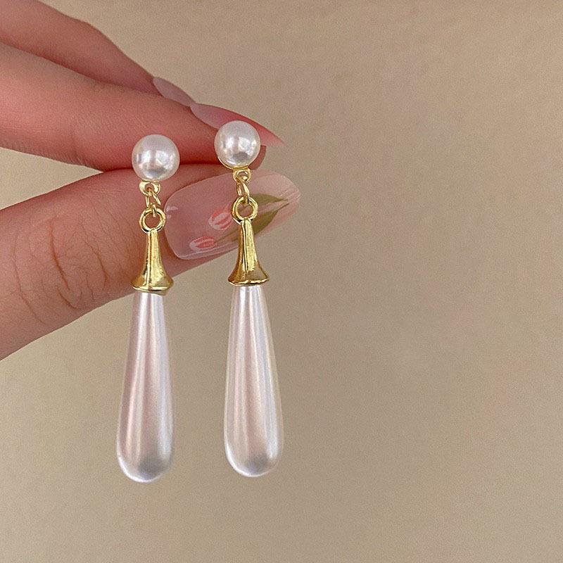 Pendientes Retro Chinos de Mariposa Flor Gota de Agua para Mujer