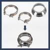 T304 Stainless Steel 3.0" ID To 4.0" ID Exhaust V-Band W/Clamps 3.0 Adapter Flange Reducer