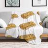 Sausage Roll Throw Blanket Cozy Light Blanket for Travel Camping Picnic