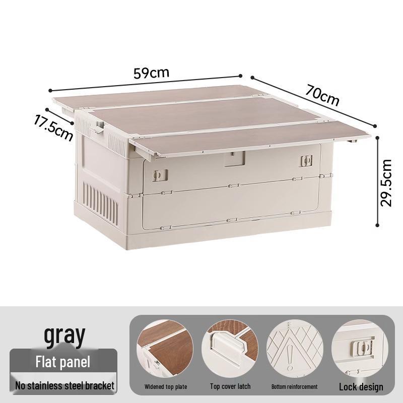 Camping Trunk Folding Storage Box for Outdoor and Picnic Organization