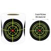 3-Inch Fluorescent Yellow Splatter Target Stickers for Shooting Practice