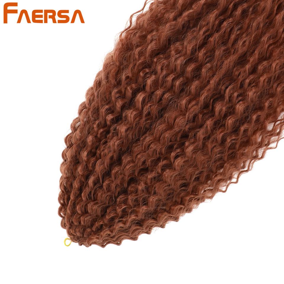 Afro perwersyjne kręcone włosy rozszerzenia syntetyczne afrykańskie szydełkowe włosy plecione dla Afro kobieta 20 30 Cal Ombre różowy imbir kobiety