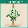 Plushie Keyring Watermelon With Embroid Smiling And Frowning Expressions Design