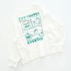 [FOV] Retro COFFEE L/S T-shirt White