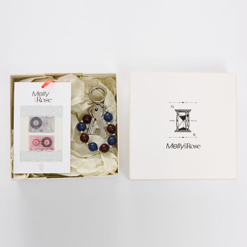 Melly&Rose [Gift Wrapping] Bracelet Key Ring (307685)_BLUE