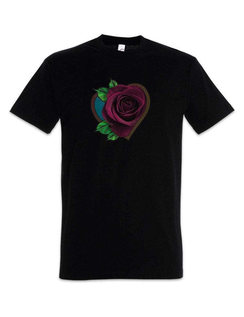 Tattoo Rose T-Shirt Oldschool Rosetattoo Newschool Colourful Tattoo Artist