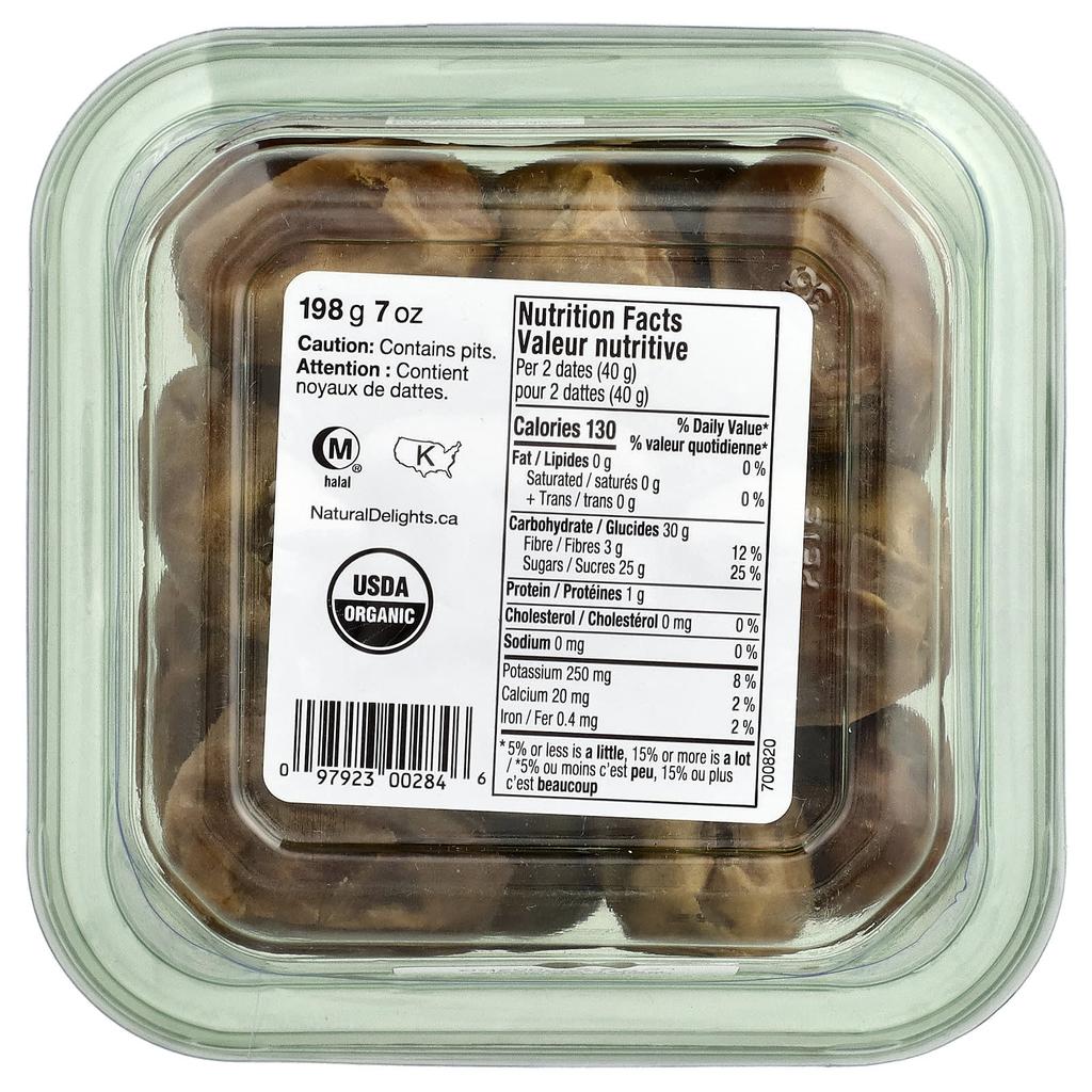 Natural Delights Organic Sukari Dates, 7 oz (198 g)