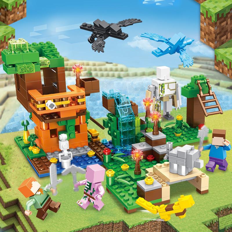 Compatible Lego Mirage Ninja Iron Puppet Tree House Building Block Boys Children Educational Toys Gifts