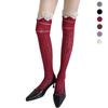 1Pair Hollow-out Long Tight Socks Japanese Style Calf Socks Fashion Boot Socks  Fall Winter