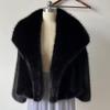Women's Turn Down Collar Long Sleeve Faux Fur Coat Loose Fit Casual Winter Jacket