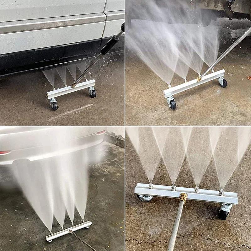 

Pressure Washer Undercarriage Cleaner Pressure Washer Undercarriage High Pressure Car Body Cleaner Under Car Washer with 4 Spray
