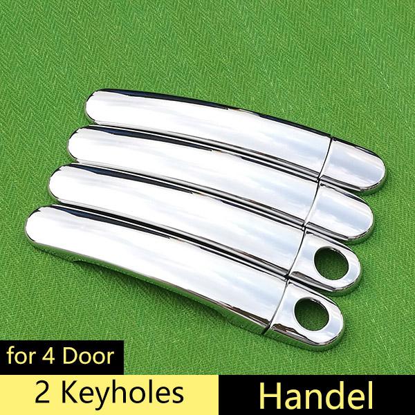For VW Jetta A4 Bora 1999-2006 Chrome Handle Cover Trim Set Volkswagen MK4 2000 2004 2005 Car Accessories Stickers Car Styling