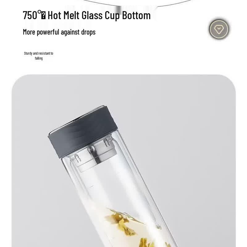 Supor Qin Series Double-Layer Heat-Resistant Glass Cup