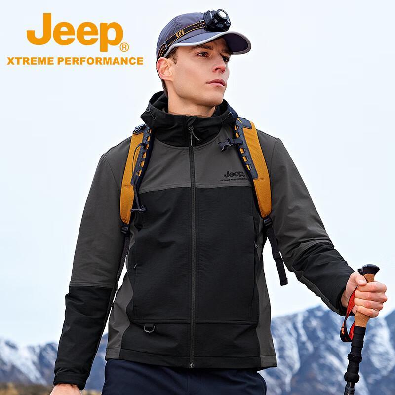 Jeep Men s Outdoor Softshell Jacket 4XL