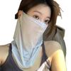 Quick Drying Sun Protection Mask Breathable Sunscreen Veil Sun Protection Scarf  for Sun Protection