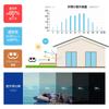 HIRARI Sunshade Shade Sunshade Awning Easy Installation X 300 Mocha (200 Cm)