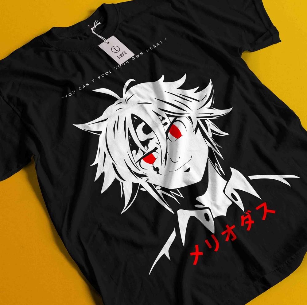 

Seven Deadly Sins Shirt Meliodas T-Shirt Escanor Tshirt Elizabeth Ban Diane King 4XL