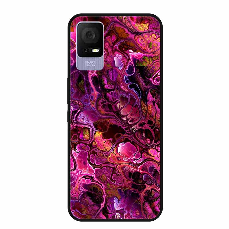 For TCL Ion V Case IonX Painted Cat Soft TPU Black Silicone Phone Cases for TCL Ion X Cover Fundas IonV Coques for TCLIonX Bags