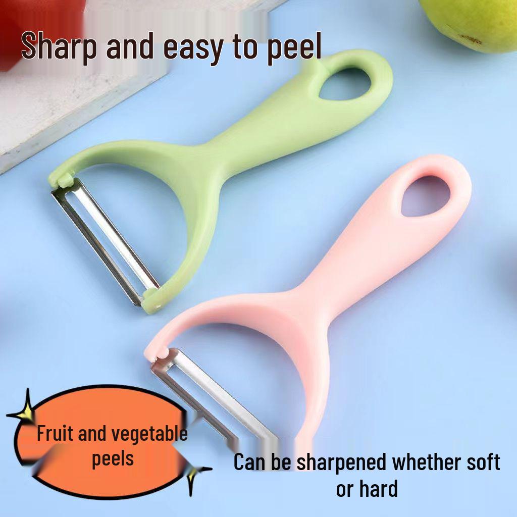

Set of 6 Stainless Steel Peelers - Perfect for Potatoes, Fruit, and Melons