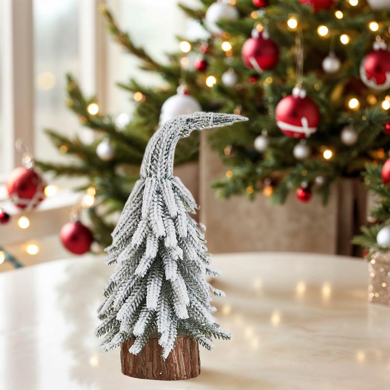 1 stk Mini Snødekt Juletre Fallende Snø Juletre Skrivebord PE Juletre PE Snødekt Julepynt