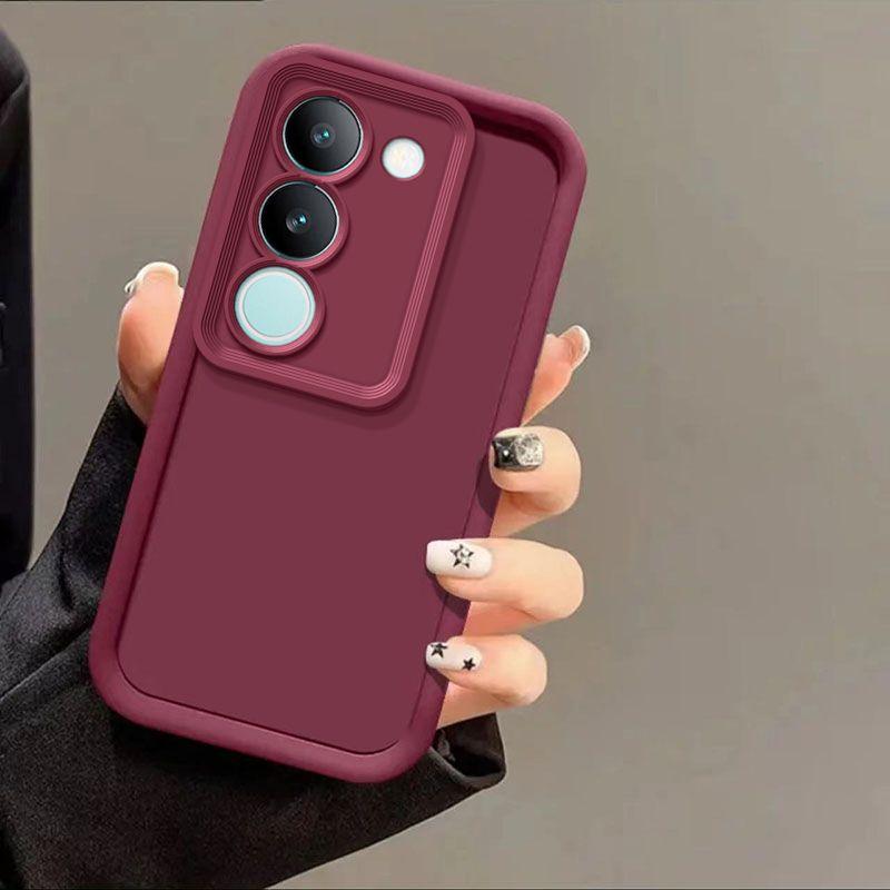 

Для чехла Vivo Y200 Чехол для телефона Vivo V29e Полный пакет Матовый Защитный чехол от падений Мягкий For Vivo V29e