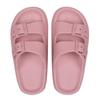 2025 Thick-Soled Double Buckle EVA Sandals: Step-On-Comfort for Couples, Women, Indoor/Outdoor Use