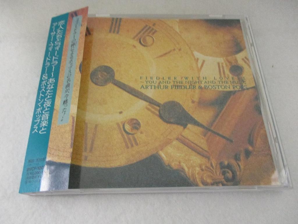 CD BOSTON POPS ORCHESTRA - Lover and Fiedler-You BVCF1008PROMO Japan ObiClassical Used