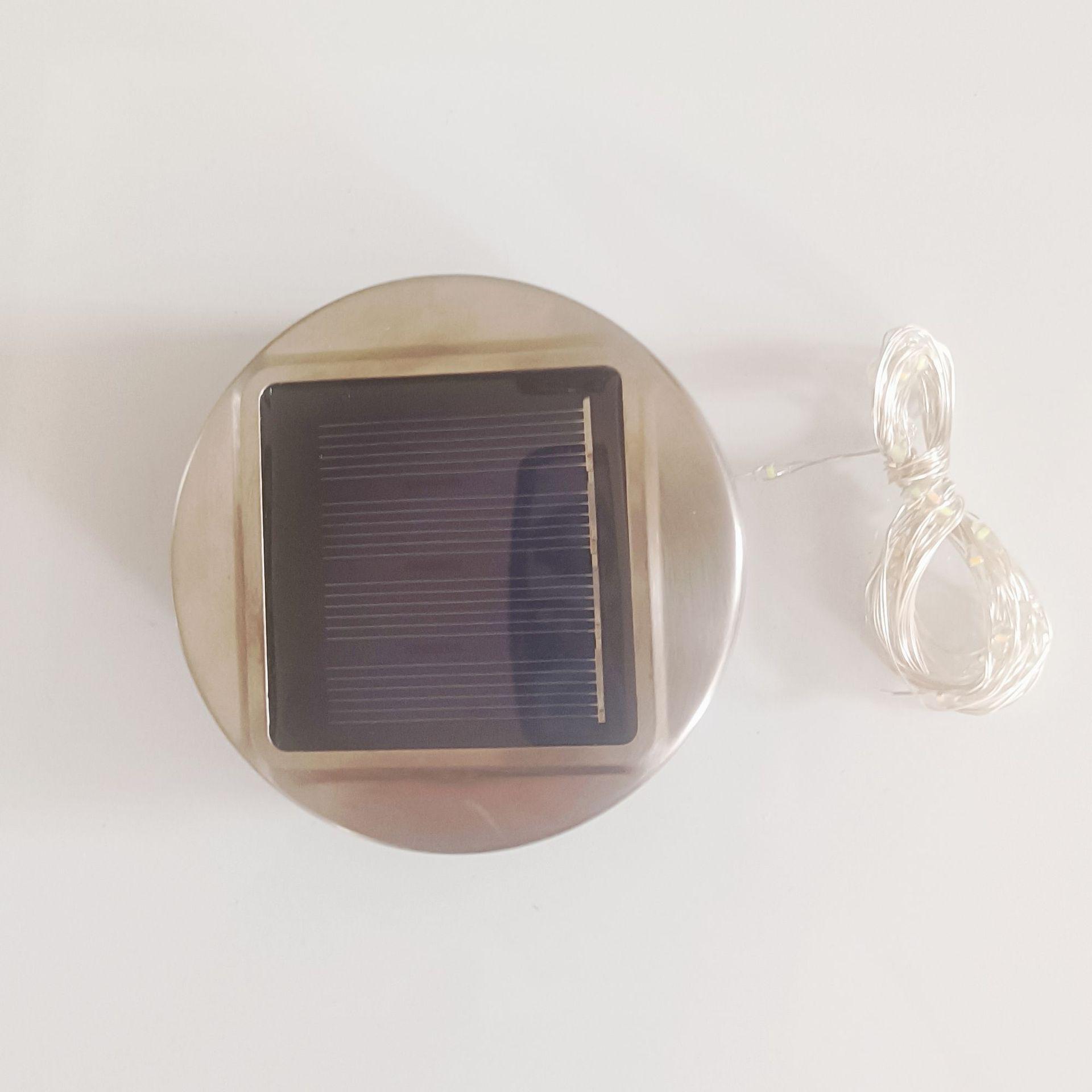 Подвесной солнечный стеклянный фонарь-банка Мейсона для сада - Креативное рождественское украшение