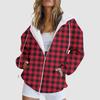 Veste zippée dégradée mode Sweat à capuche pour femme Automne et Hiver Sweat à capuche décontracté Sweat à capuche zippé Manteau chaud pour femme Hauts