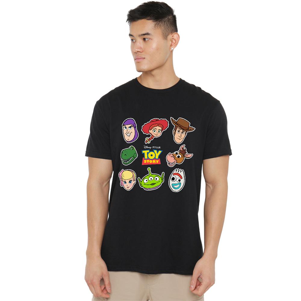 Toy Story Unisex Adult Character Faces T-Shirt