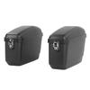 Motorcycle Hard Saddle Bag 45L Capacity Matte Black Finish   Saddlebags Luggage   Replacement for  