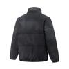 Li Ning Letter Zip Stand Collar Comfortable Breathable Versatile Short Down Jacket Men Jacket Black AYMU479-1