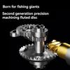 Spinning Fishing Reel: 33LBs Max Drag 5.2:1 Gear Ratio Water Resistant Design - Corrosion-Resistant Bearings Smooth Casting Performance Baitcasting