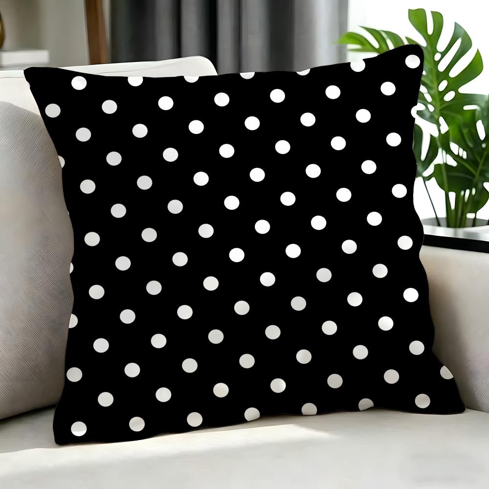 pattern Polka Dot Cushion Cover Cushion Cover Set Pcs x x x Pillowcase Decorative Sofa Home Decor
