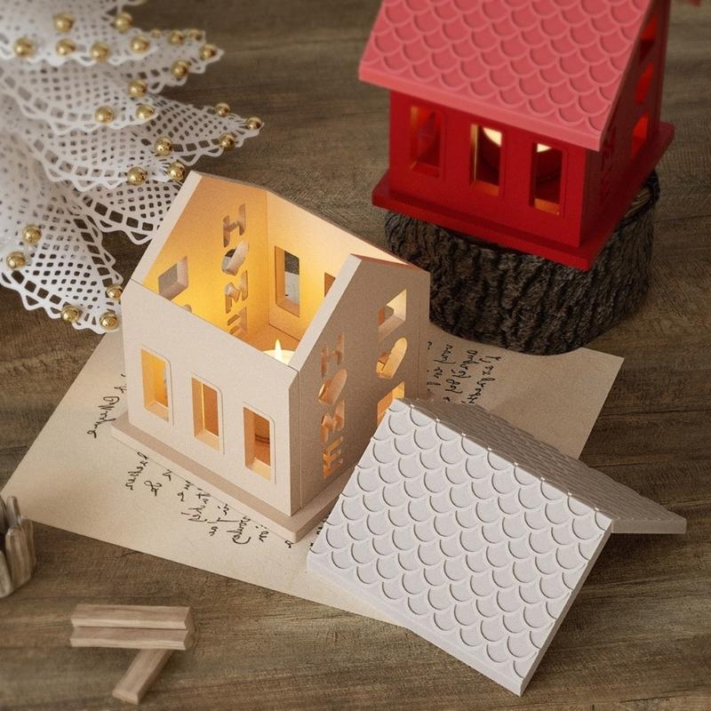 Candle Holder Silicone Mold Home House Candlestick Resin Molds DIYs Concrete Castings Mould Handicraft Candle Decoration