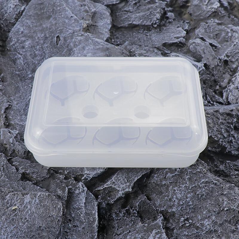 Portable 6-Egg Carrier for Camping & Picnic Holds 6 Eggs