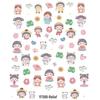 Luminous Chibi Maruko-chan 5D Stereo Nail & Phone Stickers - DIY Cartoon Decoration