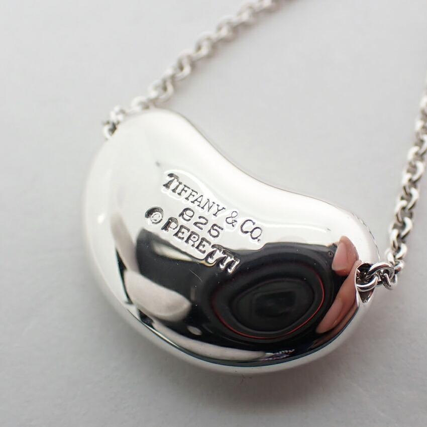 [Used] TIFFANY/Tiffany 925 Bean Pendant/necklace/g460-59