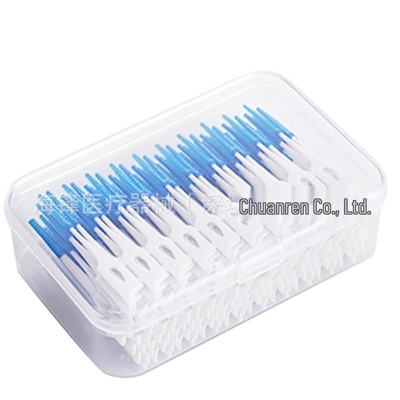 Soft Silicone Interdental Brush - Orthodontic Braces Brush, 40-Pack
