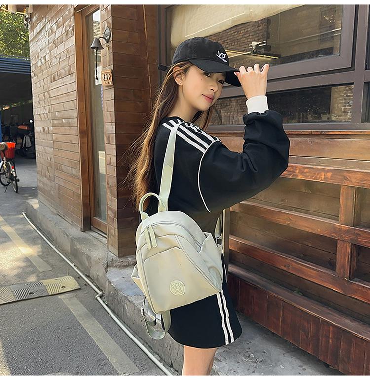 Spring Outing Women's Lightweight Multifunctional Backpack - Large Capacity, Double Shoulder, Casual Mommy Bag