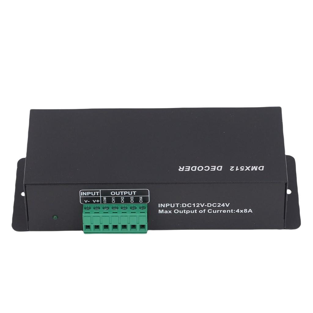 5V 24VDC DMX 512 4A 3 Channels Decoder Module Controller for LED RGB Lamp Stage Light Fixtures